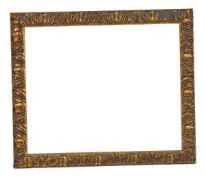 Vintage Carved Wooden Frame, 2000s, Wood