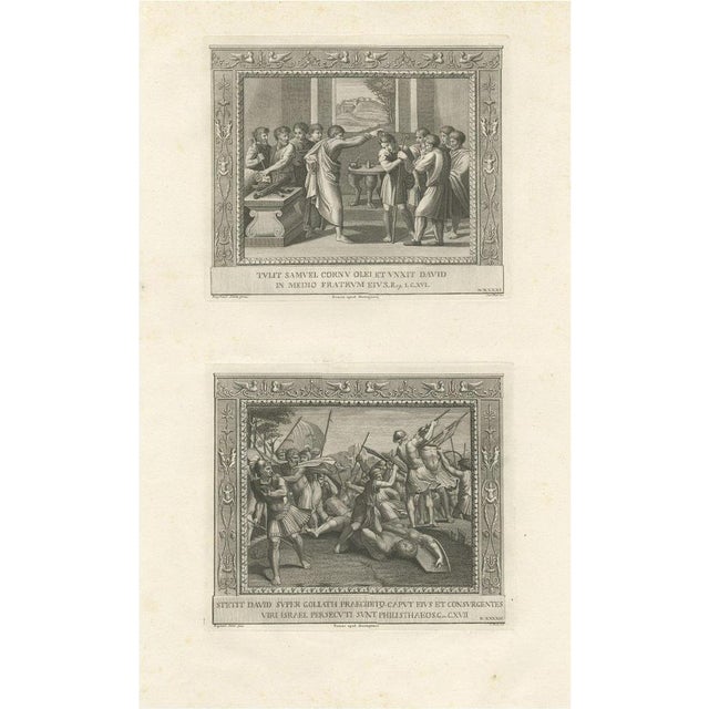 Consecration of David and of David and Goliath, Paper For Sale