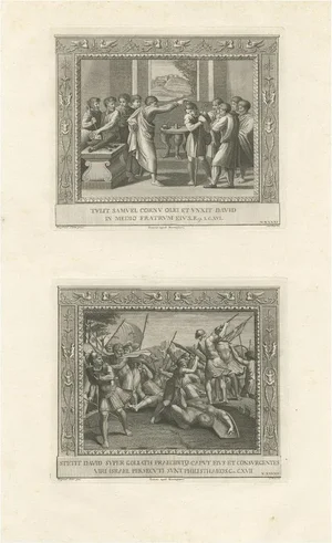 Consecration of David and of David and Goliath, Paper