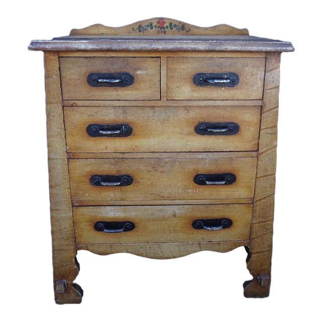 1920s Original Monterey a-Frame Dresser, Rare Form For Sale