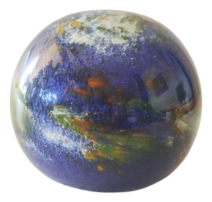 Sculptural Sulphur Planet Earth by Florea Silviu