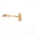 Contemporary Vintage 14k Gold Judge Gavel Charm, Lawyer Pendant For Sale - Image 3 of 8