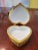 1950s Vintage Mid Century Modern Hollywood Regency Heart Jewel Box For Sale - Image 5 of 8