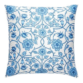 The House of Scalamandré Ornamental Gate Pillow, Sky For Sale