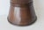 Vintage Sculptural Dark Bamboo Rattan Hourglass Bowtie Pedestal Table For Sale In Miami - Image 6 of 15