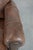 Brown Antique Sheepskin and Wood Armchair For Sale - Image 8 of 14