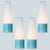 Aqua Ceramic Opaline Glass Wall Light, Sweden, 1960s For Sale - Image 4 of 15