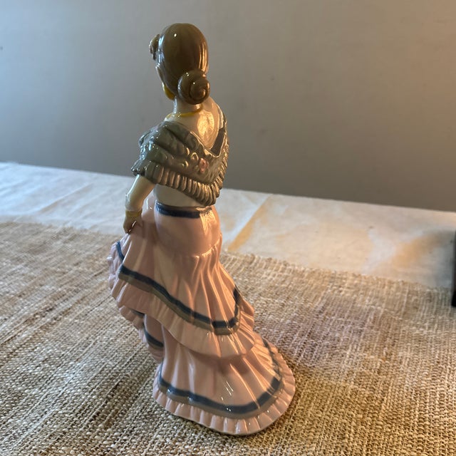 Large Flamingo Dancer Figurine Tropical For Sale - Image 4 of 10