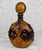 1970s Vintage Italian Tooled Leather Wrapped Cognac Liquor Decanter W/ Stopper For Sale - Image 5 of 10