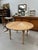 Round Solid Oak Table with Two Extensions For Sale - Image 12 of 12