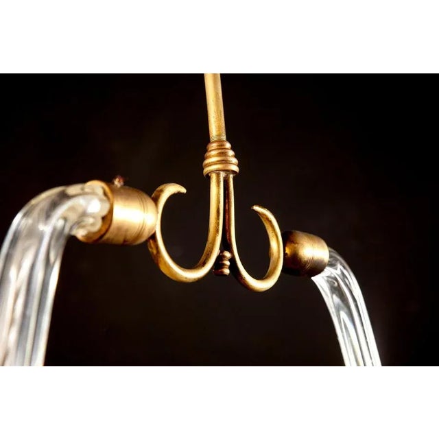 Art Deco Murano Grass Lantern, 1940 For Sale - Image 7 of 11