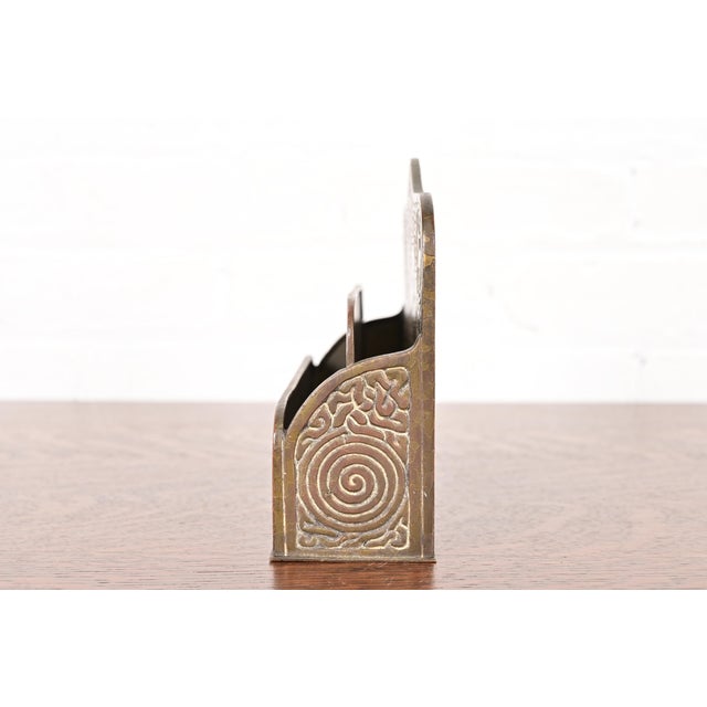 Tiffany Studios New York Zodiac Bronze Letter Rack For Sale - Image 9 of 12