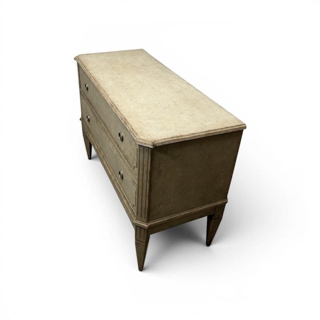 Gustavian-Style Chests of Drawers, Set of 2 For Sale - Image 5 of 10