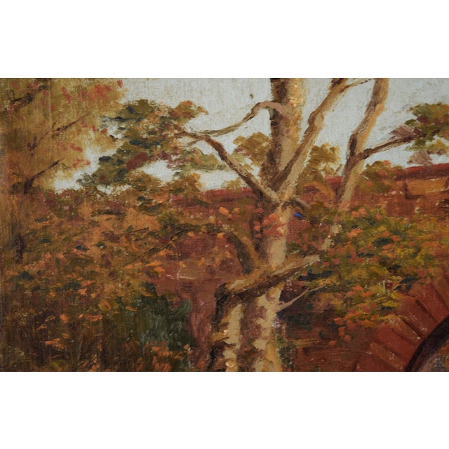 Monticello Bridge - Napa - Putah Creek Landscape by Frank Willson Judd For Sale In Monterey, CA - Image 6 of 8