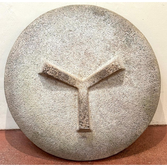 Stone Gray Pair Monumental Willy Guhl French Cast Stone Garden Planters, Circa 1955-1970 For Sale - Image 8 of 18