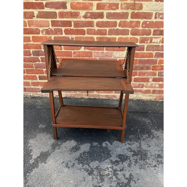 Antique Art Craft Style Metamorphic Side Table For Sale - Image 14 of 18