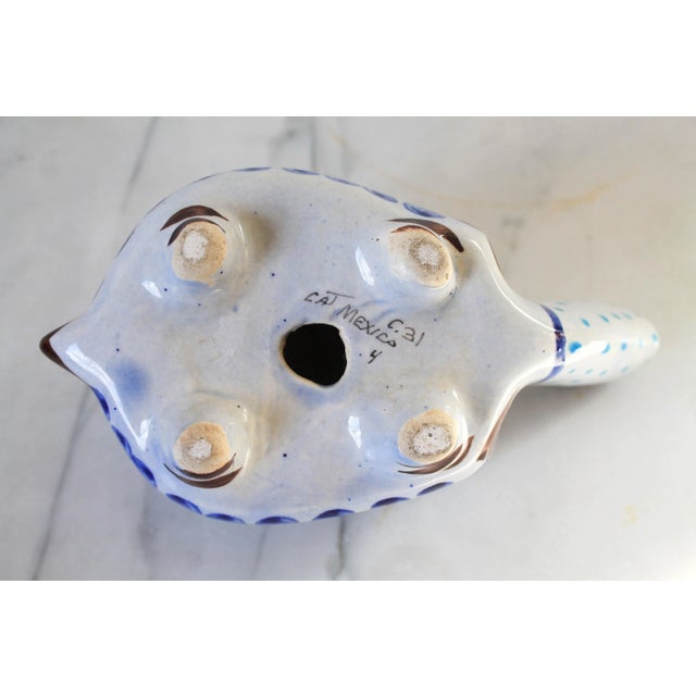 Ceramic Vintage Hand Painted Mexican Pottery Turtle For Sale - Image 7 of 8