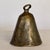 Antique cast brass bell with great patina and texture
