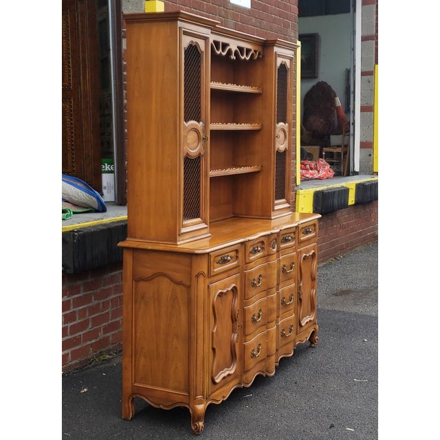 1960s John Fruitwood French Country Provincial 2 Part China