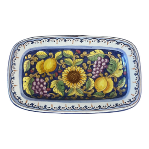 Italian Pottery Platter Made by Magnanelli From Gubbio
