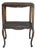 Antique French Carved Walnut Cane End Table For Sale