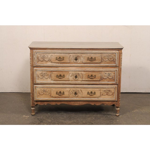 French 19th C. Commode W/Bow & Swag Motif For Sale - Image 9 of 13