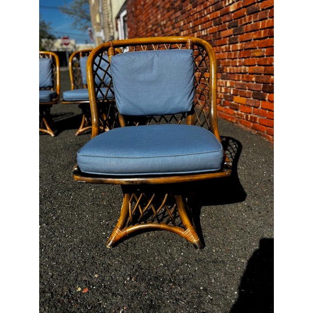 1980s Set of 4 Bentwood Game Chairs For Sale - Image 11 of 12