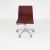 Office chair by Charles & Ray Eames for ICF. Metal structure, red fabric upholstery (which has small stains). Height...