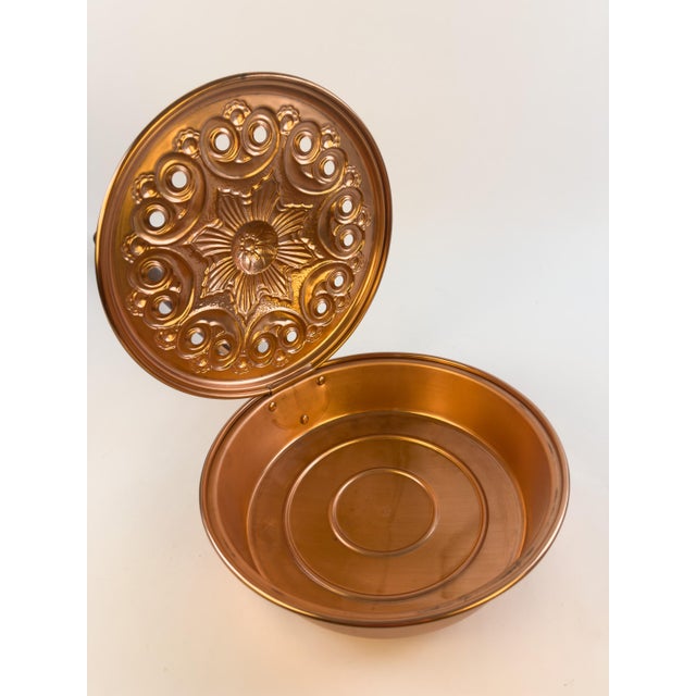 Vintage French L. Lecellier Villedieu Copper Bed Warmer / Decorative Wall Object, 1960s For Sale - Image 4 of 18