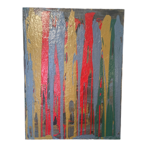“John Frates “Modern Walkers”, #1702 Hang Multi-Directional, Mid Century, Cert. Of Auth. With an Invoice, 30x40x1 1/2 In.