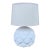 Shells Pattern Plaster Table Lamp For Sale