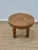 Wooden Handcrafted Mid Century Small Solid Wood Brown Milking Stool For Sale - Image 6 of 8