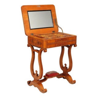 Charles X Worktable in Cherry For Sale