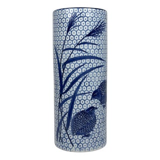 Vintage Ceramic Vase from Quail and Millet, 1970s For Sale