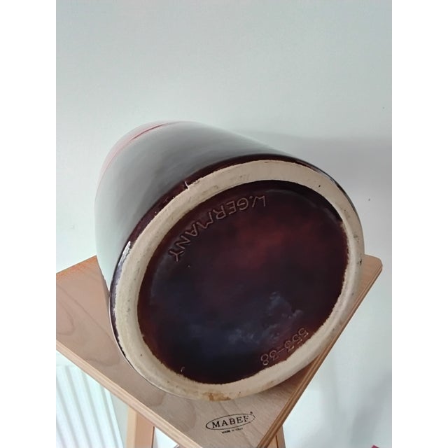 Mid-Century Modern West German Fat Lava Vase from Scheurich, 1970s For Sale - Image 3 of 5
