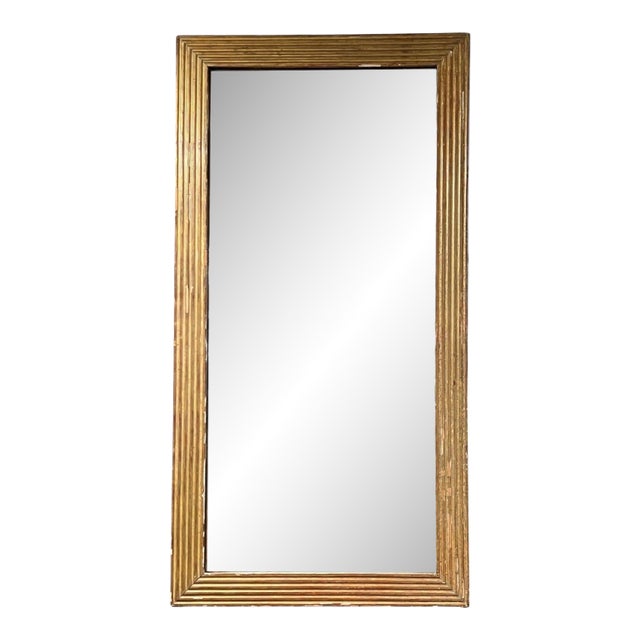 19th Century French Louis XVI Giltwood Mirror For Sale