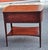 Traditional 1940s Pair Regency Style Genuine Mahogany and Stenciled Tooled Leather Top Side Tables For Sale - Image 3 of 17