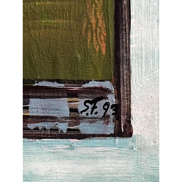 Siegfried Fertl, Composition, 1993, Acrylic Painting For Sale - Image 4 of 9