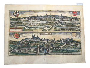 Hogenberg Frans, Views City Panorama, 1572, Engraving