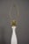 Contemporary Mid 20th Century Italian White Marble and Bronze Lamps - A Pair For Sale - Image 3 of 5