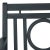 Charlie 3 Seat Bench in Dark Slate Grey & Beige For Sale - Image 4 of 6
