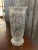 Glass Clear Glass Vase, 1980s For Sale - Image 7 of 8