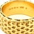 Metal Vintage 14k Gold Basket-Weave Cigar Band Ring, Size 9 For Sale - Image 7 of 9