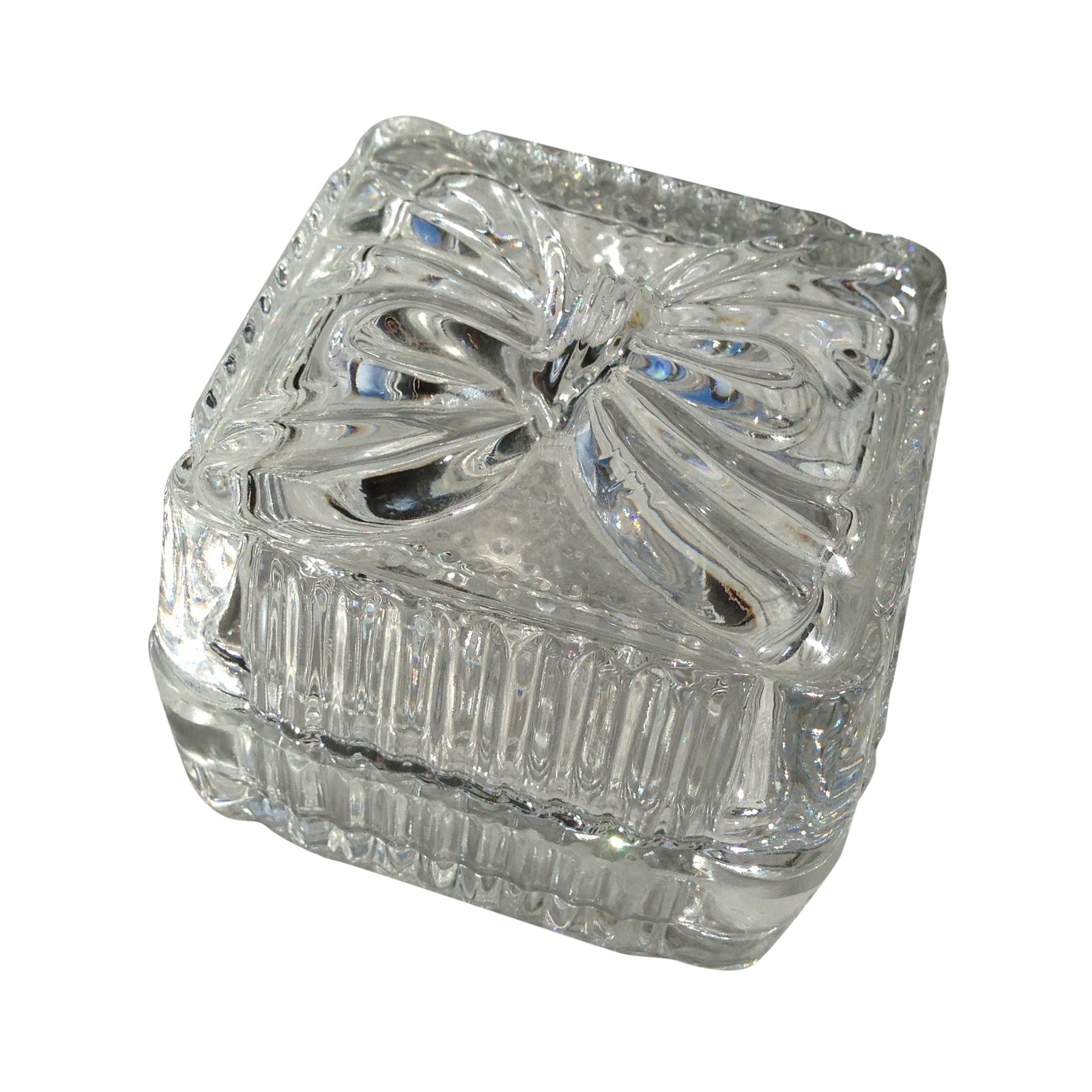 Industries Crystal Clear 24 Lead Crystal Box Chairish