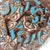 Early 20th Century Late Meiji Japanese Patinated Champlevé Jardinière With Crane & Turtle Motifs 9.75" For Sale - Image 5 of 13