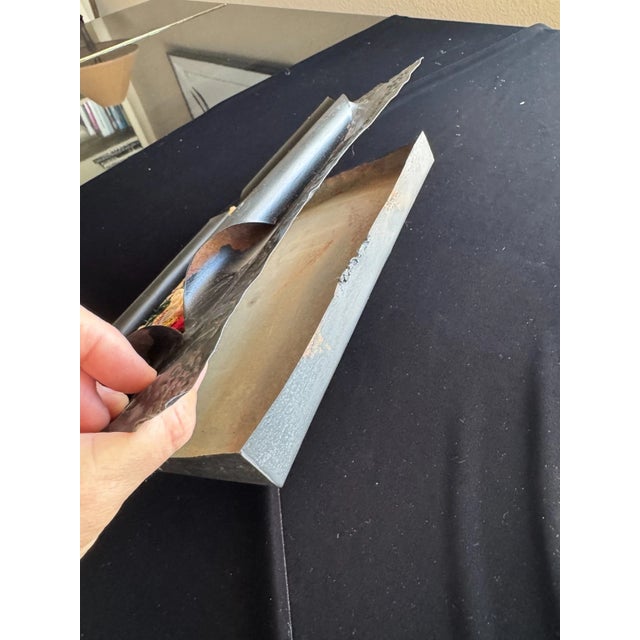 Black Tin Mexican Nicho Shrine For Sale - Image 4 of 5