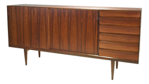 Highboard in Rosewood by Henry Rosengren Hansen for Brande Møbelindustri, Denmark, 1960s