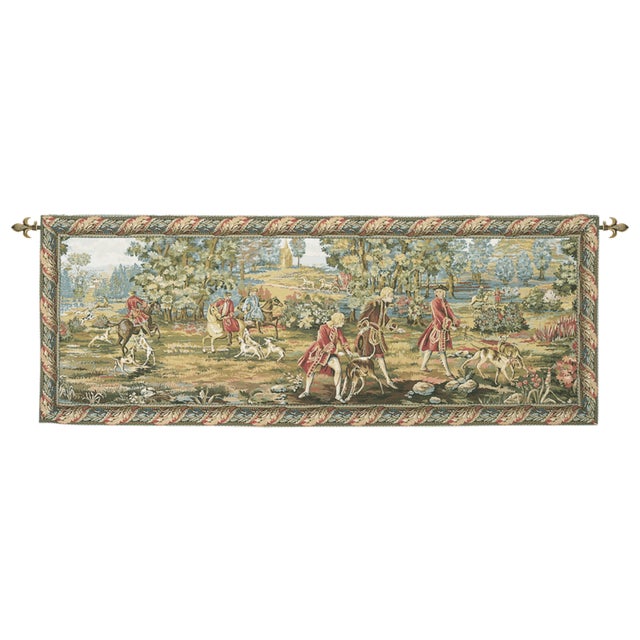 This beautiful tapestry is woven on a jacquard loom by skilled weavers, keeping alive the centuries old tradition of...