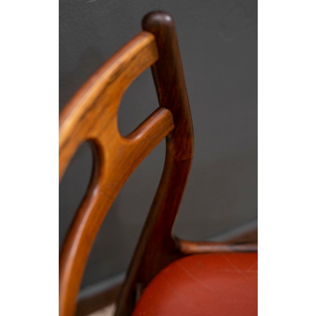 Dining Chairs by Johannes Andersen for Uldum Møbelfabrik, Denmark, 1960s, Set of 4 For Sale - Image 9 of 11