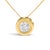 Immerse yourself in the understated elegance of this meticulously crafted pendant necklace, forged in the warm glow of 14K...